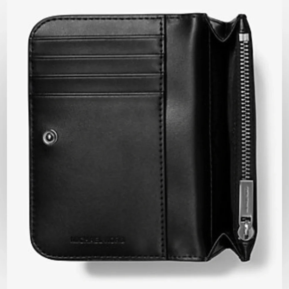 Michael kors Hudson Pebbled Leather Black NEW - Picture 3 of 5